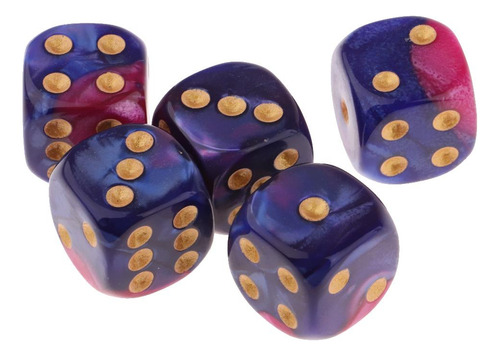 4 Paquete De 2-4 Dados De Juego De 5x6 Caras, Dados 4 Piezas