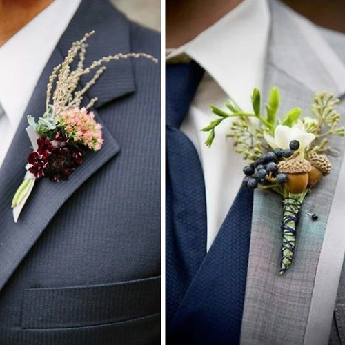 30pcs Floral Boutonniere Buttonhole Flowers Making