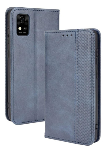 Funda Magnetica Para Zte Avid 589 Z5158 Con Ranuras Para Tar