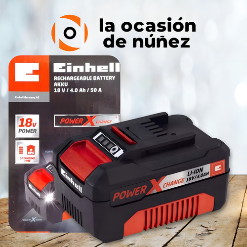 Bateria Recargable Einhell 18v 4ah X 2u Power X-change