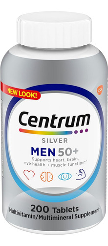 Centrum Silver Men Hombre 200tb - Unidad a $704