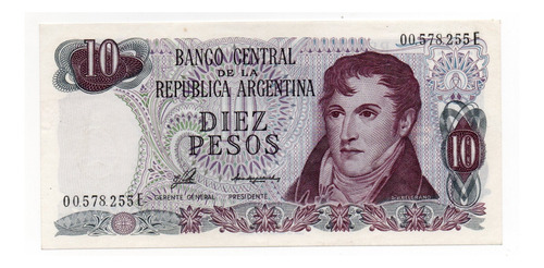 Billete Argentina 10 Pesos Ley Bottero 2362 Tirada Corta
