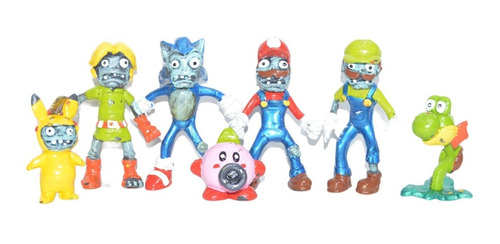 Muñecos Figuras Personajes Plantas Vs Zombies Smash Bros