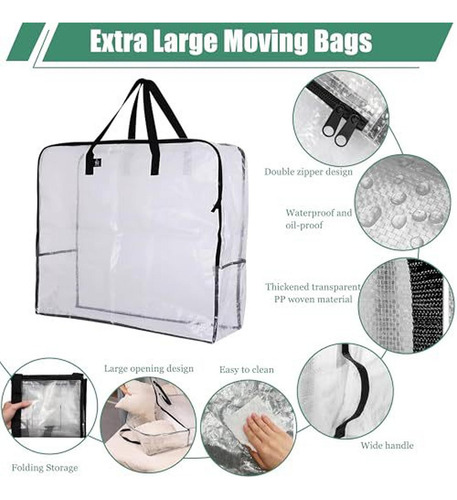 3 Bolsas Plegables Para Juguetes Con Asa Y Cremallera,