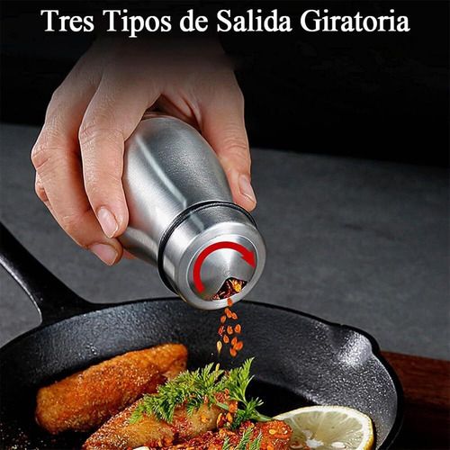 Juego De 2 Saleros Y Pimenteros, Dispensador De Condimentos