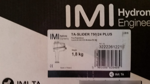 Válvula Controle Proporcional Ta Modulator + Slider750 Plus