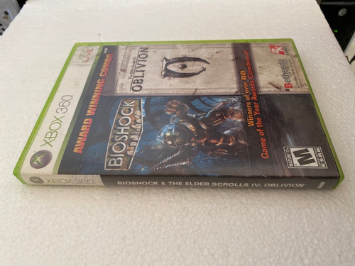 Juego Xbox 360 Original Bioshock Y Oblivion Elder Scrolls 4 (Usado)