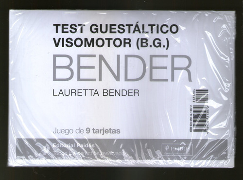 Test Guestaltico Visomotor Bender - Tarjetas