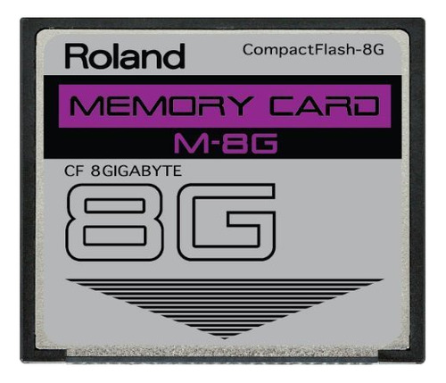 Tarjeta De Memoria Roland 8gb M-8g Compactflash Cf Para