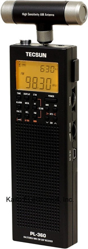 Tecsun Pl-360 Radio Portátil Digital De Onda Corta Con Pll