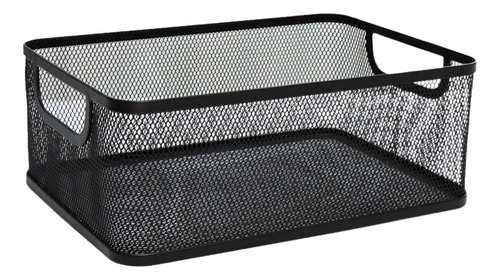 Cesta De Almacenamiento, Soporte Para Pequeño Negro