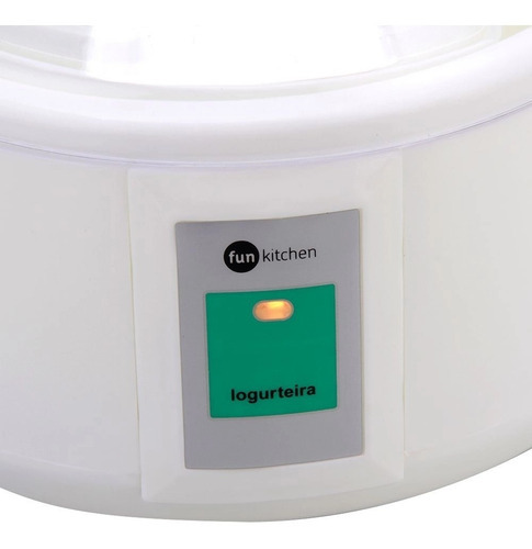 Iogurteira Elétrica Fun Kitchen C/ 6 Potes 1,5l Iogurte Cor Branco