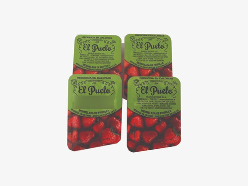 Mermelada Frutilla Light El Puelo Individual 120 U.