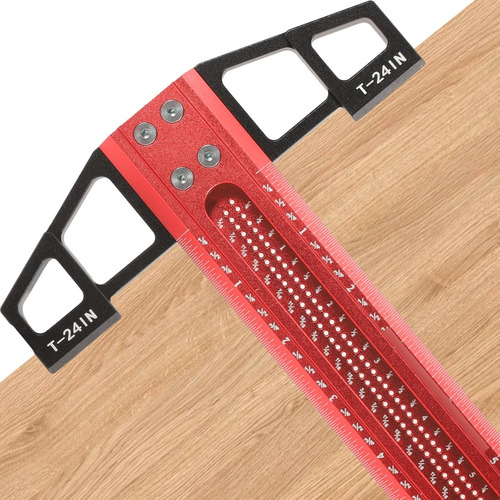 Regla Cuadrada En T De Aluminio De 24 Pulgadas, Regla Cuadra