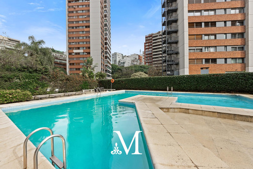 Departamento En Torre.palermo Chico.5 Ambientes,vista Rio.2 Cocheras,piso Alto,reciclado.