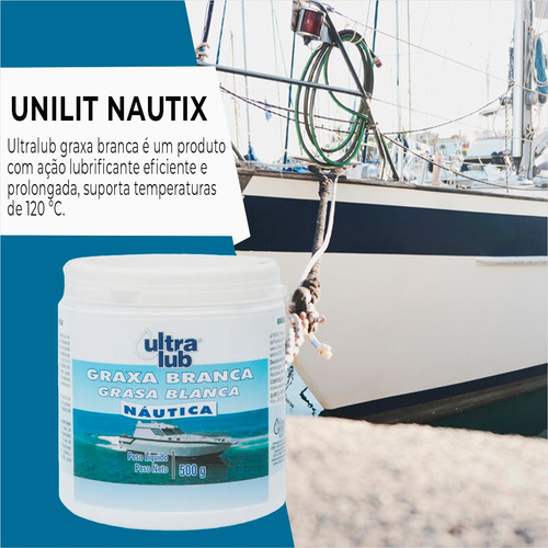 Graxa Branca De Lítio Com Ação Lubtificante Ultralub Kit 3un