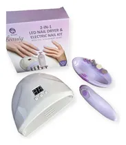 Comprar Kit De Lámpara Luz Led Y Torno Pulidor De Uñas Para Manicure
