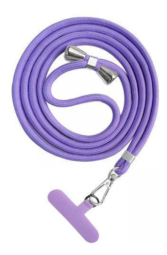 3 Cordón De Teléfono Anti Lost Tether Tab Púrpura