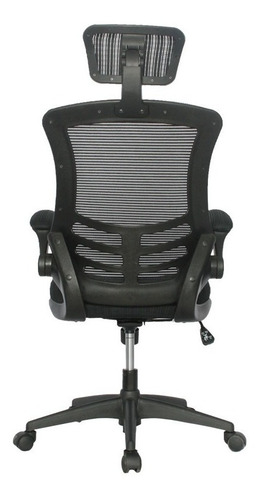 Imagen 5 de 7 de Silla De Oficina Tubara Presidente Braz Abatible Base Nylon