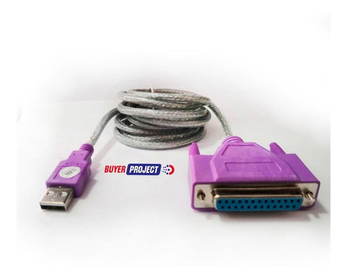 Cable Adaptador Usb A Paralelo Db25 Impresora 100% Efectivo