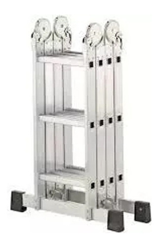 Escalera Aluminio Multifuncion Articulada Plega 3.7m Pintumm