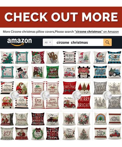 Cubiertas De Almohadas De Navidad 18x18 Feliz Navidad Grinch