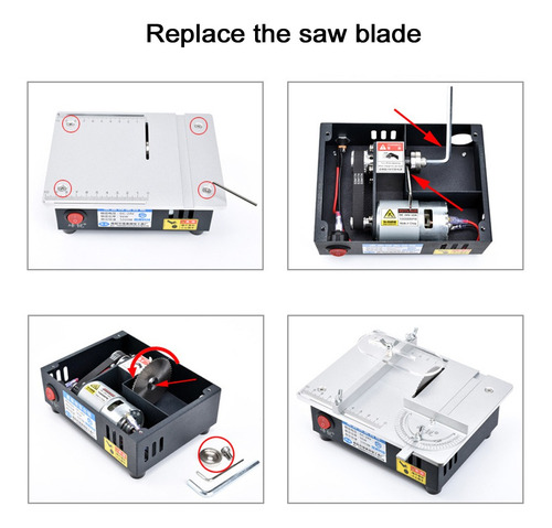 Mini Multifuncional Sierra De Mesa Electri Bricolaje Herrami