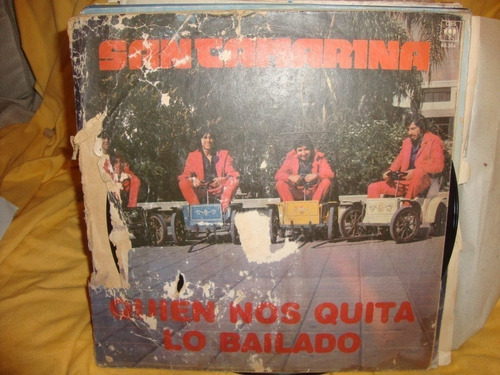 Vinilo Santamarina Quien Nos Quita Lo Bailado C1