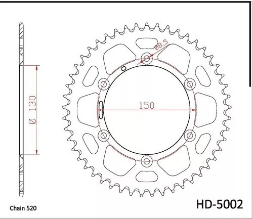 Corona Aluminio Z 38 Dirt Racer Tornado-yz-wr-falcon-sahara 