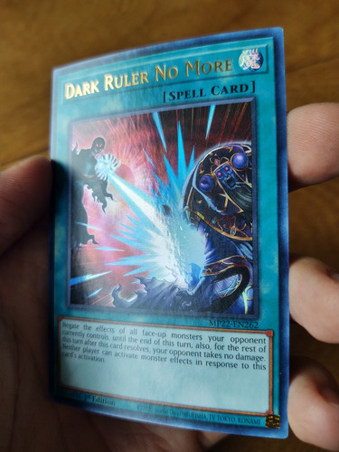 Yu-gi-oh! Dark Ruler No More Mp22-en262 1st Ed. Meta Carta (Usado)