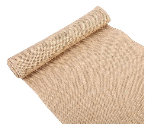 Camino De Mesa De Yute De 30 Cm X 2 M, Cinta De Arpillera Na