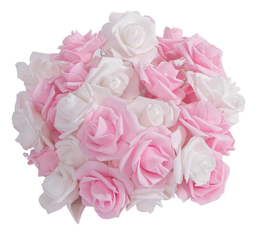 Luz De Cadena De Rosas Led, Luces De Flores Artificiales,