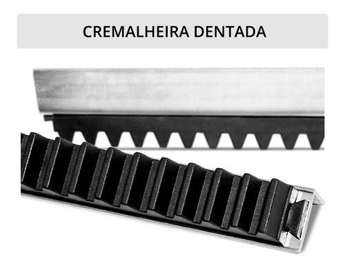 Imagem 4 de 5 de Motor Portão Eletrônico Dz 4 Sk Rossi 1/3 800kg 4 Metros