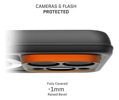 . Funda Ghostek Nautical Para iPhone 15 Pro Negra Magsafe