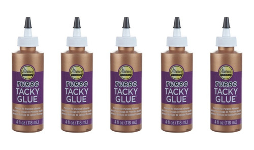 Kit 5x Pegamentos Adhesivos Tacky Glue Turbo Tapa Negra