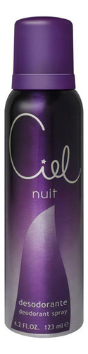 Desodorante Mujer Niñas Ciel Nuit 186ml Spray Original Fragancia Jazmín