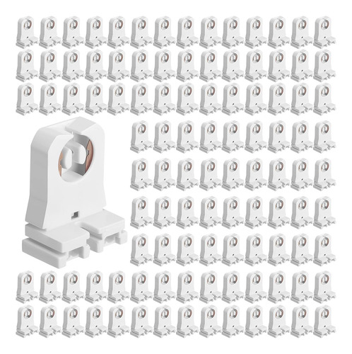 Paquete De 100 Lápidas Led No Derivadas T8 T10 T12, Soporte