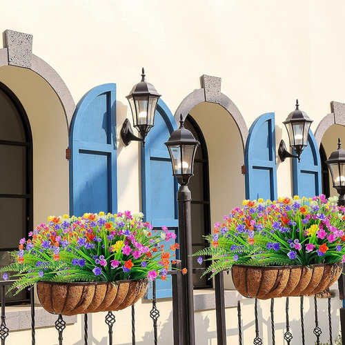 Flores Artificiales Exteriores Resistentes A Los Rayos Uv