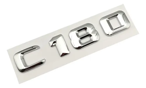 Letras Cromadas Insignia C180 4matic Para Mercedes- Benz