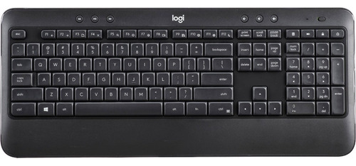 Kit Teclado Y Mouse Logitech Mk540 Inalámbrico Negro Español Negro Negro