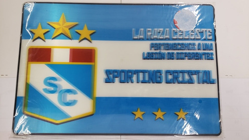 Individuales Sporting Cristal 3d Producto Oficial