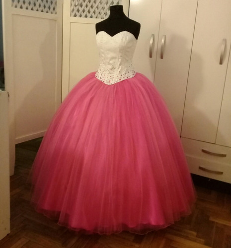 Vestido Largo Para 15 Años, Corset, Hechos A Medida.