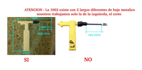 Imagen 4 de 5 de Pua Aguja Le-son 1002 Electrovoice/winco X 10 Unidades*mayor