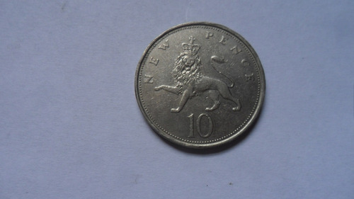 Moneda United Kingdom 10 New Pence 1969