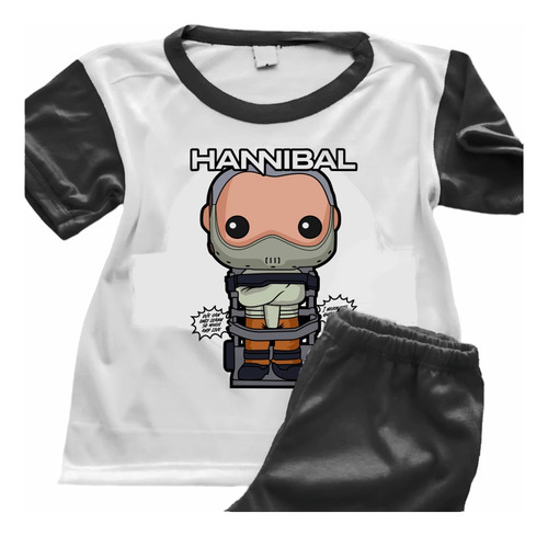 Pijamas Hanibal Lecter Infantil Estampada Personalizada 7021