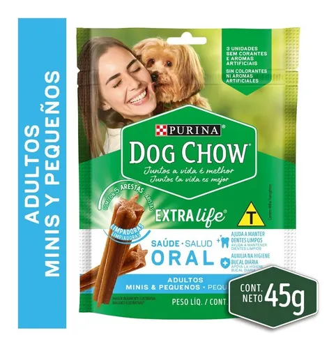 Pack Snack Dental Perro Dog Chow® Salud Oral Minis Pequeños