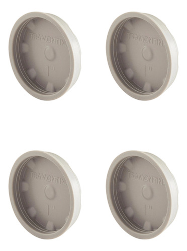 Kit 4 Tampão 3/4 Pvc Condulete Multiplo Aluminio