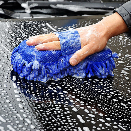 Lavado De Autos Azul Esponja Suave Limpieza Y Desempolvado