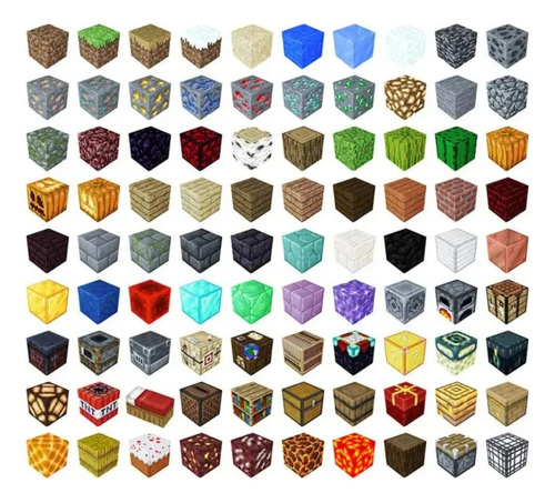Bloque Construcción Magnético De Juguete Minecraft,80