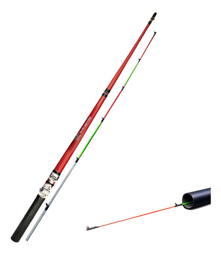 Vara Pesca P/molinete 1,50m Ultra Light 15lbs Acoplada 